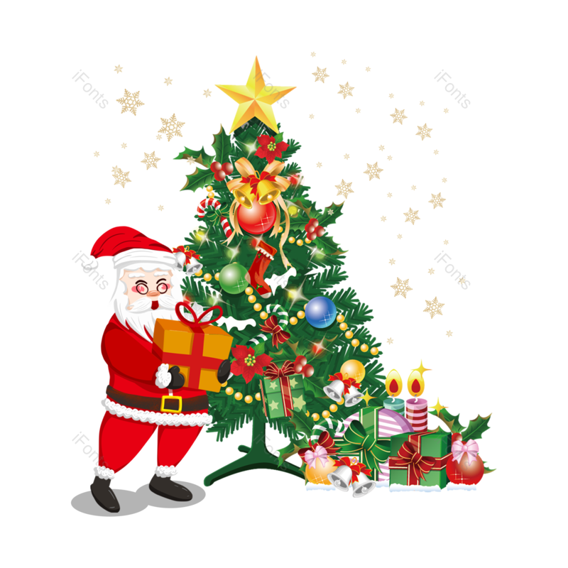 节日图片,卡通元素,礼物PNG,圣诞免抠素材